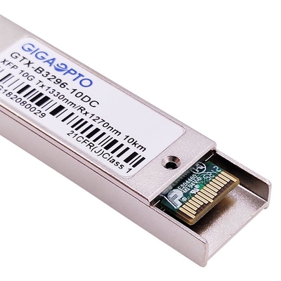 BIDl 10Gbps XFP ট্রান্সসিভার মডিউল 1330nm / 1270nm 10km LC DOM