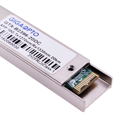1270nm / 1330nm 10Gbps XFP BIDI 20km অন্যান্য অপটিক্যাল ট্রান্সসিভার মডিউল LC DOM