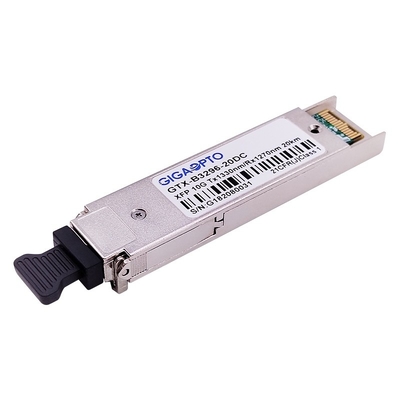 LC DOM 10Gbps BIDI XFP ELR অপটিক্যাল ট্রান্সসিভার মডিউল 1270nm / 1330nm 20km