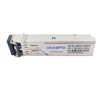 1.25G Cisco সামঞ্জস্যপূর্ণ SFP অপটিক্যাল ট্রান্সসিভার 850nm 550m MMF GLC-SX-MM এর জন্য