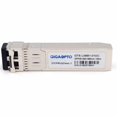 850nm SFP28 অপটিক্যাল ট্রান্সসিভার মডিউল 100m MMF Cisco SFP-25G-SR-S-এর জন্য