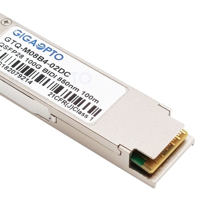 Cisco QSFP28-BIDI-100G এর জন্য 100m MMF ডুপ্লেক্স LC অপটিক্যাল ট্রান্সসিভার মডিউল
