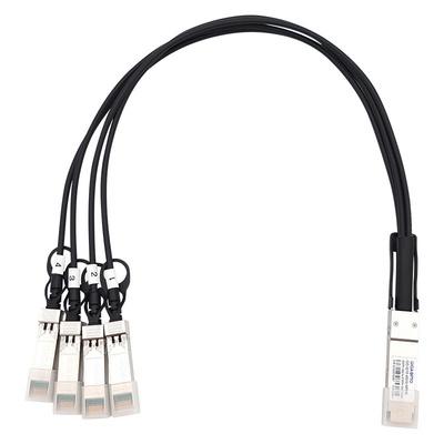 Cisco QSFP-4SFP10G-CU এর জন্য 40G QSFP+ থেকে 4 x 10G SFP+ ব্রেকআউট DAC