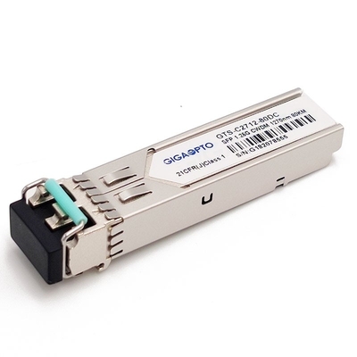 Cisco CWDM-SFP-xxxx এর জন্য 1000BASE-CWDM ফাইবার ট্রান্সসিভার 80km SMF