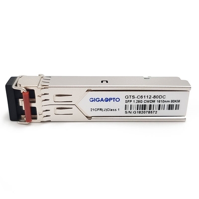 Cisco CWDM-SFP-xxxx এর জন্য 1000BASE-CWDM ফাইবার ট্রান্সসিভার 80km SMF