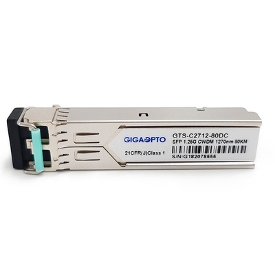 Cisco CWDM-SFP-xxxx এর জন্য 1000BASE-CWDM ফাইবার ট্রান্সসিভার 80km SMF