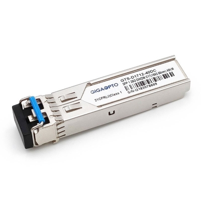 Cisco DWDM-SFP-xxxx-40 এর জন্য 100GHz C17-C61 1000BASE-DWDM SFP 40km SMF