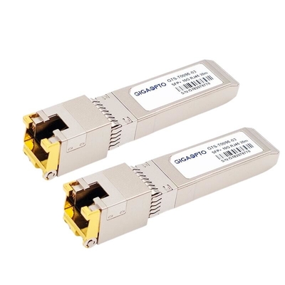 10GBASE-T কপার HP আরুবা JL563A সামঞ্জস্যপূর্ণ RJ45 SFP ট্রান্সসিভার 30m