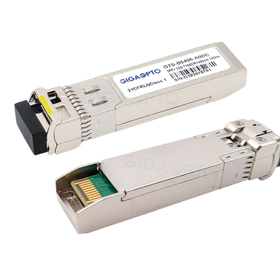 SMF SFP-10G-BX20D এর জন্য 1330nm / 1270nm 10Gbps SFP+ সিসকো ট্রান্সসিভার মডিউল