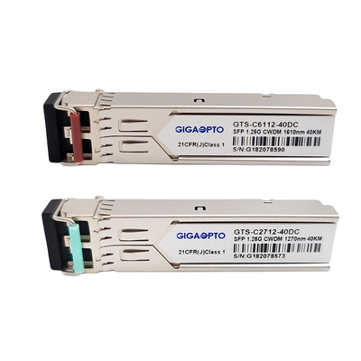 Cisco CWDM-SFP-xxxx এর জন্য 1000BASE-CWDM SFP ট্রান্সসিভার 40km SMF