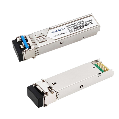 100GHz Cisco DWDM-SFP সামঞ্জস্যপূর্ণ 1G DWDM SFP ZX ট্রান্সসিভার 80km