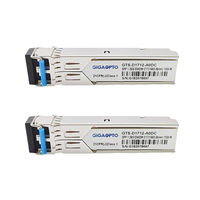 DWDM-SFP Cisco সামঞ্জস্যপূর্ণ ট্রান্সসিভার 100GHz 1G EZX মডিউল 100km SMF