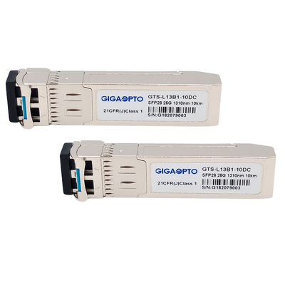 1310nm SFP28 HP ফাইবার ট্রান্সসিভার, SFP28-25GLR-31 এর জন্য 10km SMF মডিউল