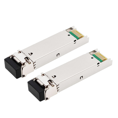 LC ডুপ্লেক্স সংযোগকারী 32dB HP SFP মডিউল SM 100GHz DWDM-SFP1G-xx.xx-100