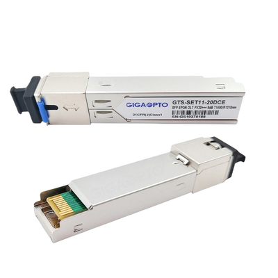 GEPON / FTTx EPON OLT SFP মডিউল 1490nm TX 9dBm PX40 20km SC ট্রান্সসিভার