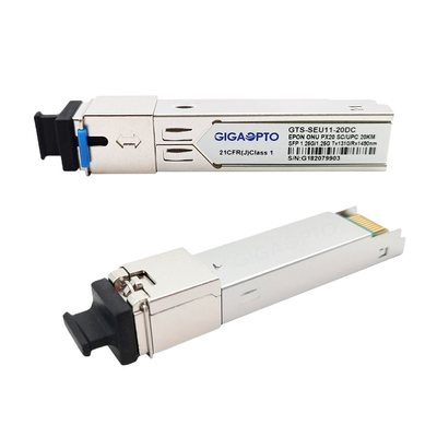 FTTX এর জন্য 1000BASE-PX20 ট্রান্সসিভার 20km SC মডিউল EPON ONU SFP