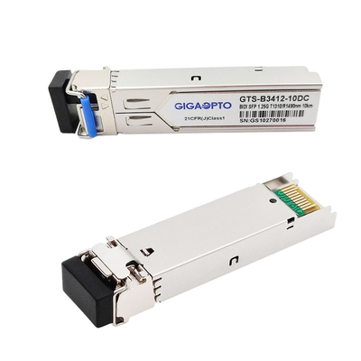Cisco GLC-BX-U সামঞ্জস্যপূর্ণ SFP BiDi 1.25G ইথারনেট TX1310nm RX1490nm 10km SMF