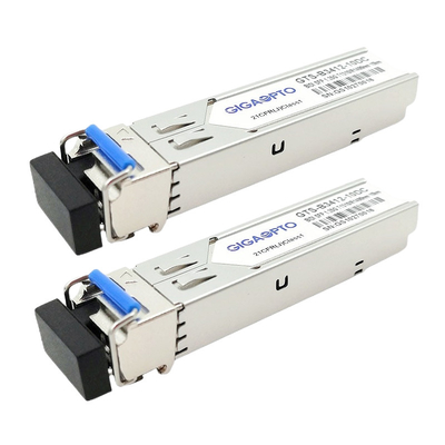Cisco GLC-BX-U সামঞ্জস্যপূর্ণ SFP BiDi 1.25G ইথারনেট TX1310nm RX1490nm 10km SMF
