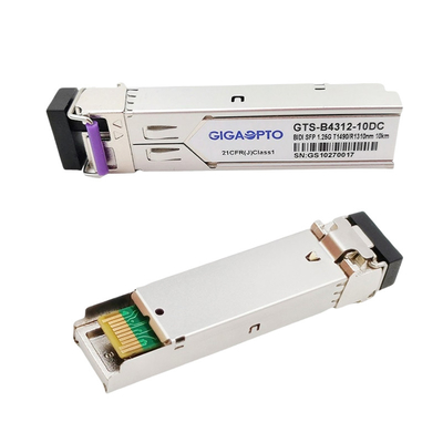 1000BASE-BX Cisco SFP BiDi ট্রান্সসিভার TX1490nm / RX1310nm SMF 10km GLC-BX-D এর জন্য
