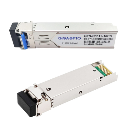 T1310nm / R1550nm Cisco GLC-BX-10U সামঞ্জস্যপূর্ণ SFP BIDI ট্রান্সসিভার 10km