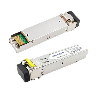 SMF GLC-BX-10D এর জন্য TX1550nm RX1310nm Cisco 1000BASE-BX SFP ট্রান্সসিভার মডিউল 10km