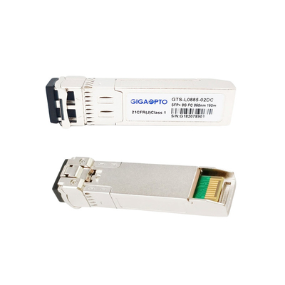 850nm Cisco DS-SFP-FC8G-SW সামঞ্জস্যপূর্ণ 8GFC ফাইবার ট্রান্সসিভার 150m MMF