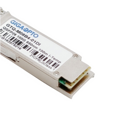 QSFP28 অপটিক্যাল ট্রান্সসিভার মডিউল 850nm MMF 100m Cisco QSFP-100G-SR4-I এর জন্য
